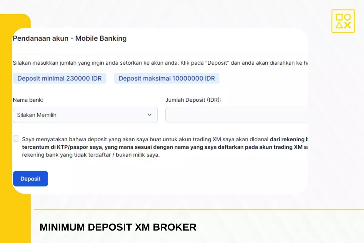 Deposit Broker Xm